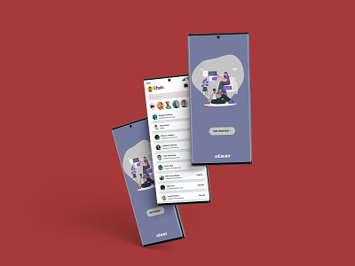 iChat Basic App Design app design branding design figma graphic design illustration minimal ui ux vector
