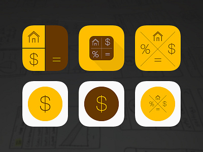 iPhone Finance calculator app icon app calculator finance icom ios iphone loan money ui