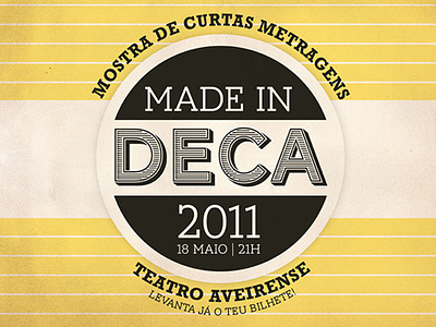 Made in Deca deca made in deca poster retro ua universidade de aveiro vintage