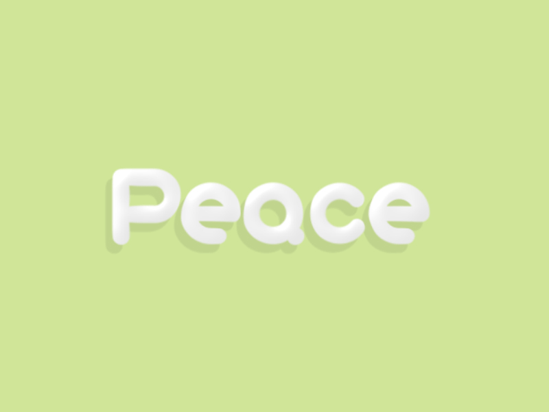 Peace Please after effects animation animation design flat minimal minimal art peace simple animation text animation type animation typography