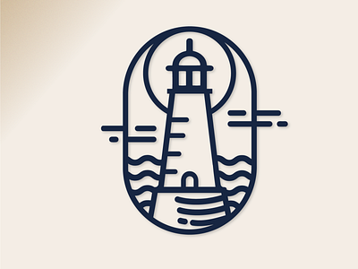 From the lighthouse - identity branding design illustration illustrator logo market minimal vector