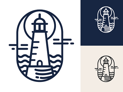 from the lighthouse - identity branding design illustration illustrator logo market minimal vector