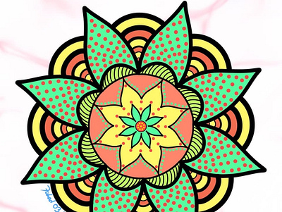 Mandala 2d art design digitalart graphic design illustration vector