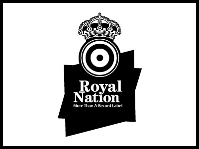 Royal Nation Revert logo royal nation typography set