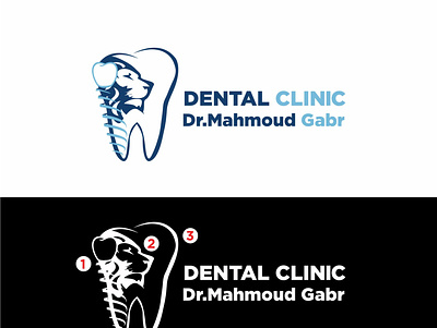 dental clinic Logo تصميم هانى الاشقر brand branding design graphic design illustration illustrator logo type typography vector