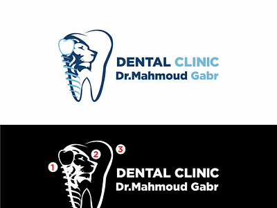 dental clinic Logo تصميم هانى الاشقر