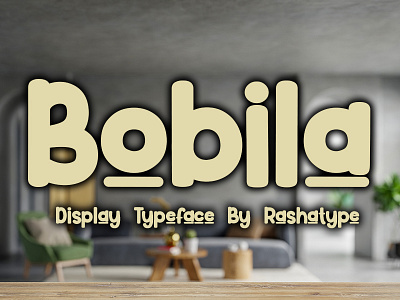 Bobila branding casual font cool font design display font graphic design illustration logo typography