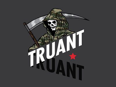 Truant Dead illustration tee tshirt vector