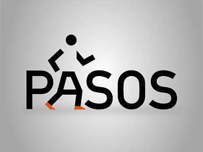 Pasos = steps logo