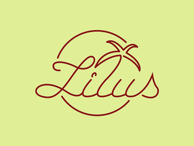 Litus Logo branding design identity illustration letterring logo typography vector