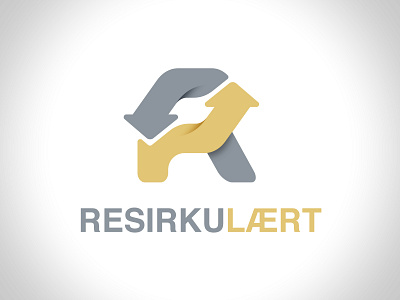 Logo Resirkul rt adobe illustrator affinitydesigner brand brand design branding identity logo vector