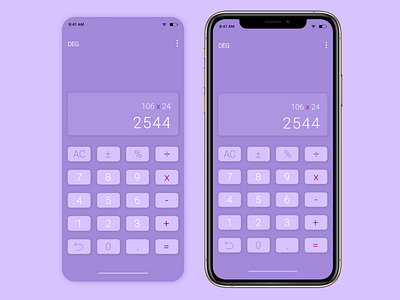 #DailyUI 004 Calculator