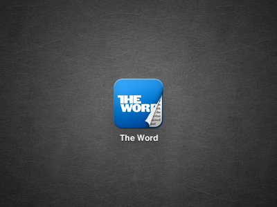 The Word iPad app icon