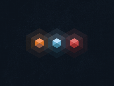New Project 2 blue hex hexagon illustrator orange photshop red