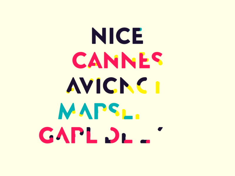 Moving cities types after animated animation cities effects fonts france motion moving type