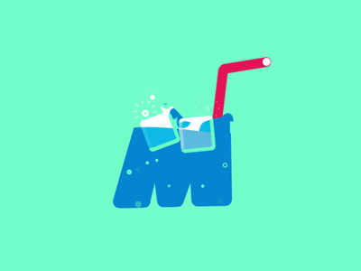 Fresh M animation after animation bubbles drink effects fresh gif liquid m
