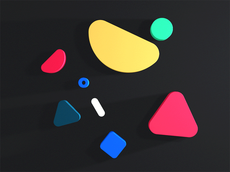 Messy shapes! 2d 3d circle messy motion rebounds shapes slaps triangle