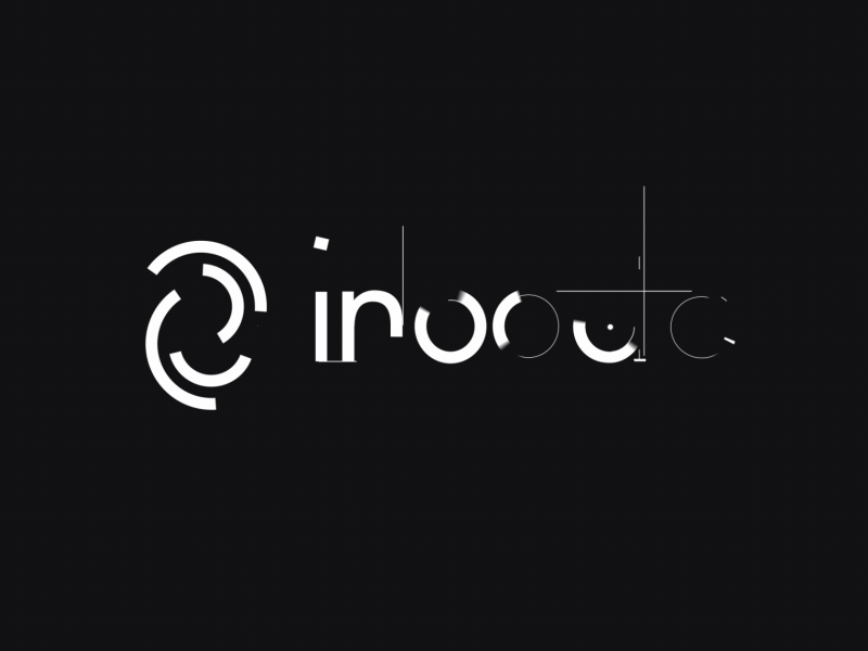 Incode logo animation agency animation brand circle deconstructed incode lines logo outlines