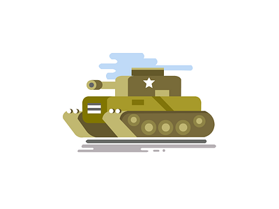 army tank flat design flat icons flat illustration tank