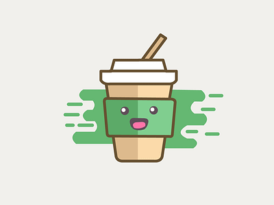 happy coffee character coffee cute pixel