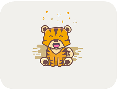 happy tiger illustration :) cute tiger lion illustration tiger illustration