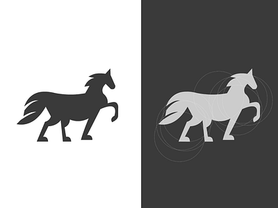 Horse Logo WIP horse branding horse illustration horse logo horse mascot pixel horse