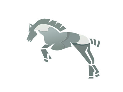 Wildhorse clean horse logo modern symbol