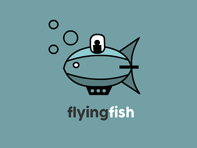 flying fish fish flying logo logos vector