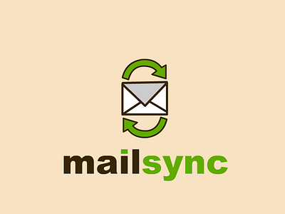 Mail Sync Logo logo mail sync vector