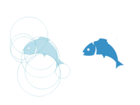 Fish logo by SEE on Dribbble