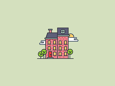 Building building city house pixel small trees