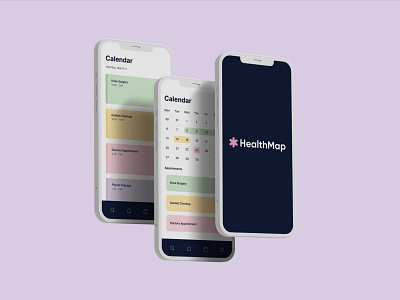 Health Map UI Design modern