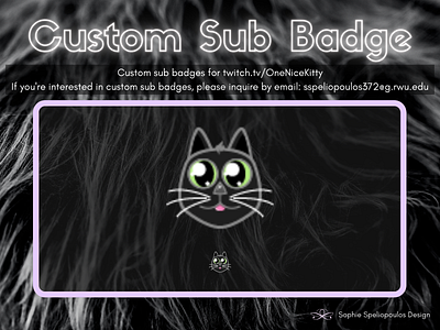 Custom Sub Badge for OneNiceKitty