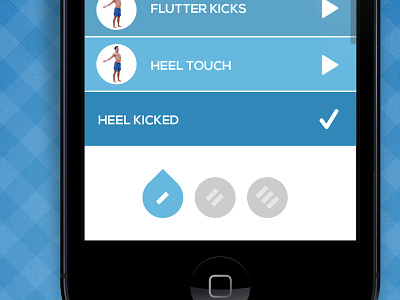 Fitness App UI Design app application design fitness flat interface iphone ui ux