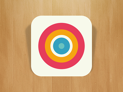 Memory iOS Icon circles color colour design flat game icon ios ios7 ipad iphone logo
