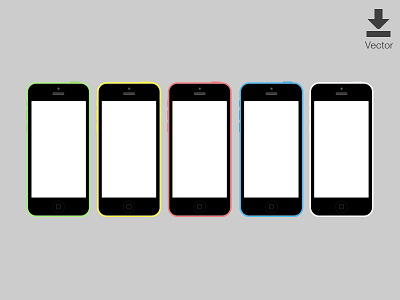 iPhone 5c Vector Download