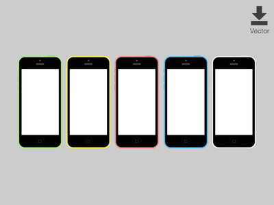 iPhone 5c Vector Download