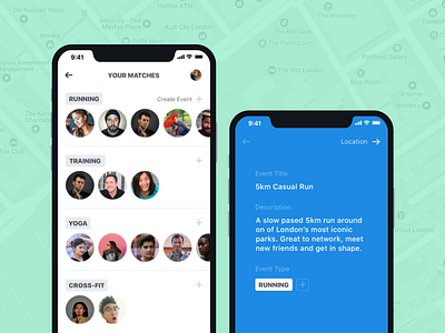 Fitfriends Matches & Group Creation