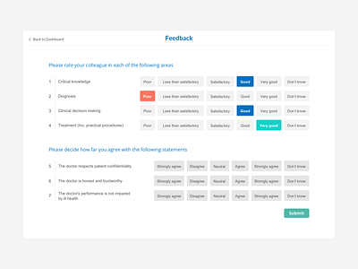 Feedback Layout