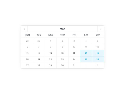 Calendar UI app calendar design flat interface ui ux