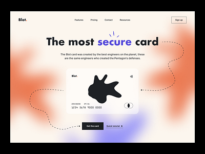 Blot – Website Home Page