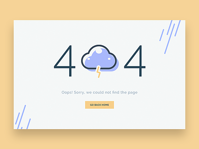 Cloud 404 Error Page 404 page 404 page error cloud colorful error error page flat graphic psd psd template