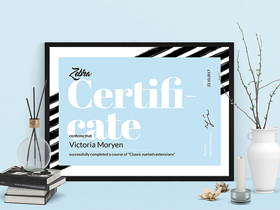 Zebra Certificate