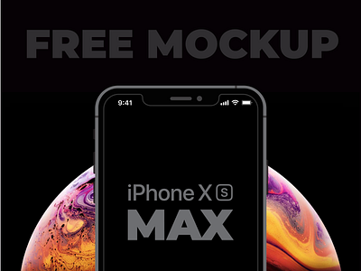 iPhone XS MAX free mockup apple free mockup free vector mockup freemockup freevectormockup gray iphone gray mockup ios iphone iphone xs iphonexsmax vector mockup