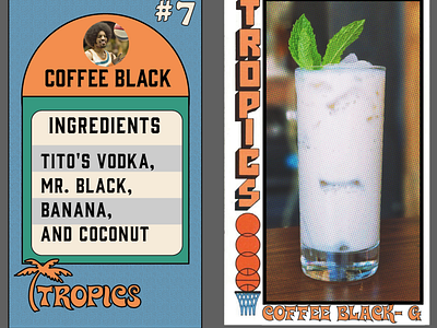 Tropics Cocktail Cards