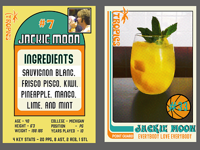 Tropics Cocktail Cards for SHOWDOWN SF