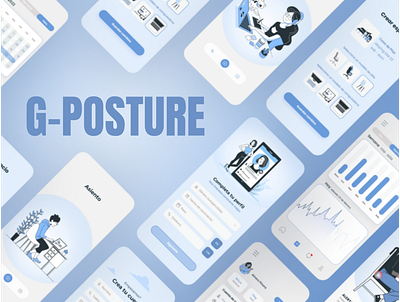 G-Posture | UX/UI Desing | Product Desing app app desing design figma graphic design mobile ui ui desing user experience user interface ux