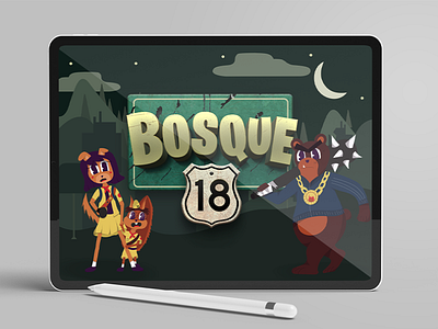 Bosque 18 | Videogame | Character Desing app app desing character character desing design game game desing graphic design illustration videogame