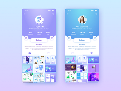 User Profile daily ui daily ui challenge day06 user profil design figma ui user profil