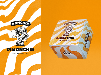 Ponchik Dimonchik branding design donuts illustration logo packaging